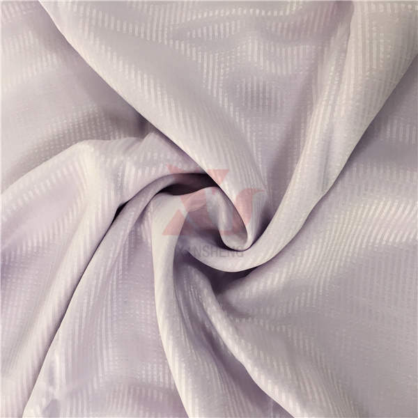 Striped Jacquard Satin Chiffon