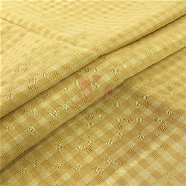 Polyester jacquard Plaid